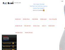Tablet Screenshot of foxbowl.com